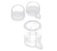 PLAFOPE 2pcs Acrylic Ants Feeding Container Water Feeder Material Separate Feeding Port Ant Nest Water Area for Insect Terrariums