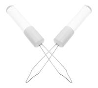 PLAFOPE 2pcs Acrylic Button Hook and Zipper Pull Helper for Elderly and Disabled, Easy to Use Dressing Aid with Versatile Design Suitable for Coats and Clothing Fasteners