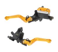 PLAFOPE 2pcs Adjustable Aluminum Alloy Motorcycle Brake and Clutch Lever Hydraulic Handlebar Replacement for Dirt Bike Kit for Enhanced Control and Safety