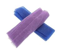 PLAFOPE 2pcs African Mesh Bath Scrubber Net Cloth Long Exfoliating Back Scrubber for Shower Daily Cleaning Gentle Body Wash