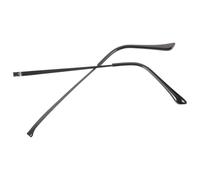 PLAFOPE 2pcs Black Metal Eyeglasses Arms Replacement Temples Universal Glasses Legs for Myopia Frame Repair Kit Compatible with Most Eyeglass Frames