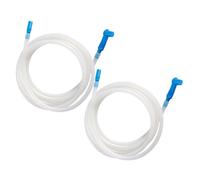 PLAFOPE 2pcs Brake Bleeder Hose Replacement with Coupler Rubber Abs Connector for Brake Fluid Oil Bleeding and Hydraulic Fluid Change Tool