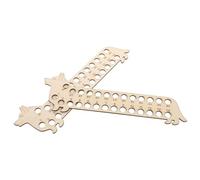 PLAFOPE 2pcs Cartoon Animal Cross Stitch Winding Boards Colored Wood Thread Organizer Tool Yarn Bobbin Holder for Embroidery and Sewing Crafts