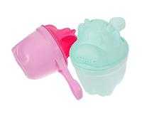 PLAFOPE 2pcs Cartoon Shampoo Cup Baby Waterfall Rinser Lightweight Shower Bathing Flusher Wear Resistance Pp and TPE Material for Baby Bath Essentials