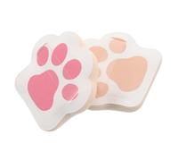 PLAFOPE 2pcs Cat Claw Powder Puff Makeup Sponge for Face Foundation Loose Powder Soft Sponge Puff Applicator for Body for Blending and Applying