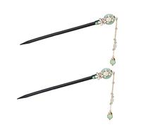 PLAFOPE 2pcs Ebony Hairpin Chinese Festival Hairpins Hair Stick Chopstick Hair Bun Holder for Traditional Attire