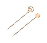 PLAFOPE 2pcs Elegant Hair Sticks for Women Vintage One Hairpin for Buns Daily Wear Weddings Parties and Charming Accessories Chinese Style