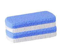 PLAFOPE 2pcs Ergonomic Foot Pumice Stone for Callus Removal Durable Foot Care Scrubber Washable Pedicure Tool for Hard Skin and Dead Skin Treatment