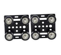 PLAFOPE 2pcs European Standard Gantry Panel Aluminum Profile Pulley European 3d Printer Parts Gantry Plate Pulley 3d Printere 3d Printers 2020 3d Printer Parts Metal Support Plate