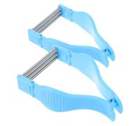 PLAFOPE 2pcs Facial Hair Remover for Women with Spring Epilator, Portable Hips Material Face Hair Removal Tool for Cheeks and Upper Lip, User-Friendly Design for Outdoor Use and Travel