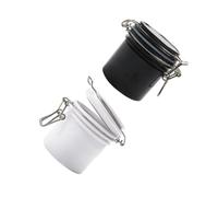 PLAFOPE 2pcs False Eyelash Glue Storage Box Glue Container Lash Eyelash Organizer and White Hard Plastic