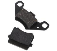 PLAFOPE 2pcs Front Brake Pads Set Braking Performance Iron Motorcycle Compatible Black Disc Brake Replacement Parts for Off-road Motorcycles