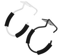 PLAFOPE 2Pcs Hair Dryer Holder Wall-mounted Hair Tool Organizer for Bathroom and Salon Sturdy Secure Hairdryer Support with Modern Stylish Design for Home Use