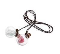 PLAFOPE 2pcs Hanging Perfume Pendant Glass Bottles Contemporary Design Car Air Freshener Create Romantic Atmosphere Suspend from Rear-view Mirror for Car Interior Decor