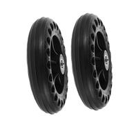 PLAFOPE 2pcs Honeycomb Structure Wheelchair Wheels Front and Rear Replacement Tires Impact-Resistant Material Fit for Electric and Manual Wheelchairs