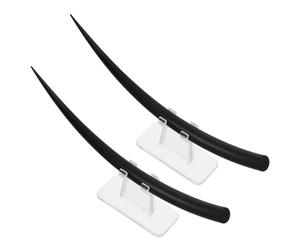 PLAFOPE 2pcs Large Eyelash Display Model with Multiple Curvature Options Realistic Simulation False Lashes Demonstration Tool for Salons and Eyelash Extension Teaching
