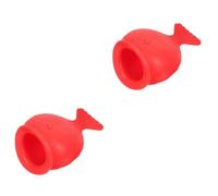 PLAFOPE 2pcs Lip Plumping Tool Silicone Fish-shaped Lip Easy to Use Safe and Comfortable for Women