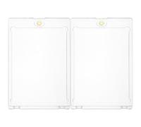 PLAFOPE 2pcs Magnetic Card Case Sports Card Protector Hard Plastic Acrylic Material Protects against Stains Oil Water Not Easy to Break Or Deform Storage and Display