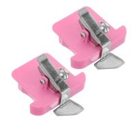 PLAFOPE 2pcs Magnetic Sewing Guide with Clear Scale Adjustable Magnetic Seam Gauge for Fabric Edge Positioning Quilting and Precise Hemming Compact Portable Sewing Machine Accessory for