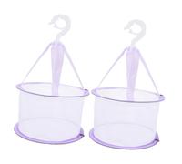PLAFOPE 2pcs Makeup Brush Drying Rack Mesh Cosmetic Brush Holder Hanging Design for Efficient Drying Suitable for Beauty Tools and Makeup Sponges