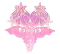 PLAFOPE 2pcs Mermaid Hair Clips Sequins Fun and Fashionable Mermaid Hair Accessories for Girls for Parties Birthdays and Everyday Wear