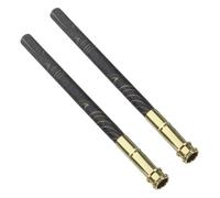 PLAFOPE 2pcs Metal Art Pencil Extenders with Replaceable Tips for Colored Pencils Extended Design for Artists Suitable for Home and School Use