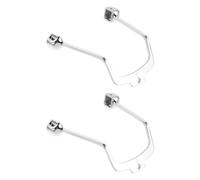 PLAFOPE 2pcs Metal Nose Pad Bracket for Glasses Anti-Skid Skin-Friendly Eyewear Bridge Support Replacement Holder with Screw Mount for Adult Frames Comfortable Fit Eyeglass Accessory