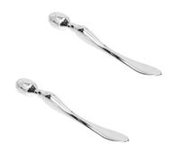 PLAFOPE 2pcs Multifunctional Eye Massage Sticks Zinc Alloy Smooth Surface Washable Eye Cream Rods Easy to Carry Doesn’t Take up Space on Your Desktop