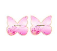PLAFOPE 2pcs Nail Art Palette Resin Display Plate for False Nail French Manicure