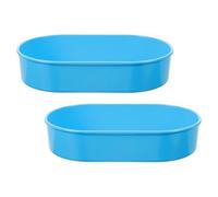 PLAFOPE 2pcs Plastic Pill Organizer Tray for Efficient Sorting and Daily Medication Storage, Sturdy Material Dispenser Suitable for Pills and Tablets, for Travel and Nursing Homes