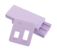 PLAFOPE 2Pcs Polymer Clay Molds Set with Shaping Tool for Mini Flower Pot Crafting, Jewelry Pendant Making, and DIY Clay Modeling Accessories - Purple
