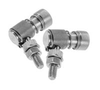 PLAFOPE 2pcs Quick Release Throttle Ball Joint for Boat Throttle Cable Kits and Marine Control Systems, Stainless Steel with Female Thread, Push Pull Control Cable End, Sturdy for Yachts