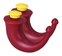 PLAFOPE 2Pcs Red Plastic Nasal Wash Bottles Nose Irrigation Cleaner for Adults Nasal Rinse Tool Sinus Wash Kit for Cleaning and Irrigation