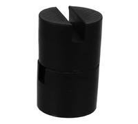 PLAFOPE 2pcs Rubber Jack Stand Pads with Slotted Design Slip Stabilizer Adapter for Car Maintenance Compact and Portable Lift Support for Pinch Welds and Axle Stands