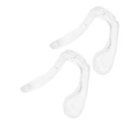 PLAFOPE 2pcs Silicone Eyeglass Nose Pads for Flat Optical Frames Comfortable and Anti-skid Nosepads to Reduce Nose Burden Suitable for Glasses Repair and Replacement