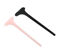 PLAFOPE 2pcs Silicone Eyeliner Auxiliary Tool with Non-slip Curved Design for Eyeshadow Application and Mascara Protection, Ergonomic Fit Eye Makeup Guide for Beginners and Women