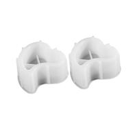 PLAFOPE 2Pcs Silicone Heart Shaped Candle Molds for DIY Bee Wax Candle Making Valentine's Day Aromatic Moulds for Home Decor and Creative