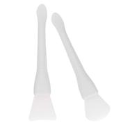 PLAFOPE 2Pcs Silicone Wax Seal Scraper Set with Small Silicone Spatula and Fan-Shaped Wax Spoon for DIY Crafts and Stamp Maintenance
