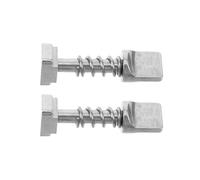 PLAFOPE 2pcs Stainless Steel Paddleboard Screw for Sup Fins Universal Compatibility and Enhanced Stability, Silver Quick Release Screw for Outdoor Surfing and Water Sports Accessories