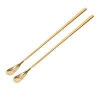 PLAFOPE 2pcs Stainless Steel Pet Food Spoon for Reptiles and Small Animals, Comfortable to Hold and Easy to Use Feeding Scoop for Lizards and Geckos, Portable and Versatile Animal Feeding