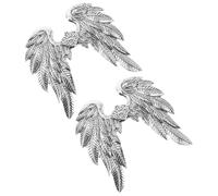 PLAFOPE 2pcs Viking Angel Wings Hair Clip Metal Winged Hair Clips Decorative Retro Barrette for Women Festival Braided Hairstyle Witch Cosplay