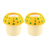 PLAFOPE 2PCS Wooden Mushroom Kaleidoscope Yellow Educational Science Experiment Interactive Creativity Development Sight Exploration Random Color