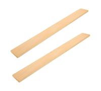 PLAFOPE 2pcs Wooden Threshold Ramp for Doorways Gentle Incline Slope Pad for Wheelchairs Robot Vacuums Scooters Solid Wood Heavy Duty Indoor Access Ramp for Home Office Carpet Edges