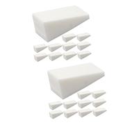PLAFOPE 2sets Nail Art Sponges Mini Makeup Sponges for Foundation and Nail Art Gradient 20pcs*2