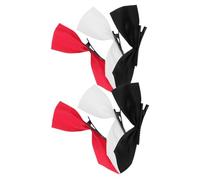 PLAFOPE 3 Pairs Large Satin Big Bow Hair Clips Half-clip Barrettes for Women Teens Smooth Non-damaging Hold Stylish Hair Accessories for Everyday Use and Travel