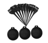 PLAFOPE 3 Sets Portable Folding Hair Tinting Bowl Set with Mixing Brush and Comb Professional Hair Dye Accessories Kit for Salon and Home Use Enhanced Color Retention and Consistent Mixing