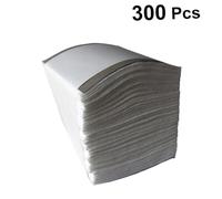 PLAFOPE 300PCS Foldable Nonwoven Face Wipe Pads Soft Makeup Remover Cloths for Home Salon Use White Disposable Facial Cleansing Pads