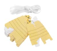 PLAFOPE 30pcs Beehive Candy Boxes Paper Party Candy Containers for Wedding Shower Corporate Events DIY Craft Decoration Versatile Usage Yellow Small Treat Boxes