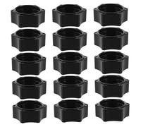 PLAFOPE 30pcs Car Mount Head Holder Nuts Plastic Ball Joint Adapter Rings for Phone Charger Holder Quick Installation Compatible with Various Car Accessories Black