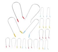 PLAFOPE 32 Pcs Hot Roller Clips Replacement for Electric Curlers U-shaped Pins with Burn-protection Design Flexible Secure Clamps for Hair Rollers Suitable for Various Hair Volumes and